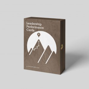Leadership Performance Cards Holzverpackung
